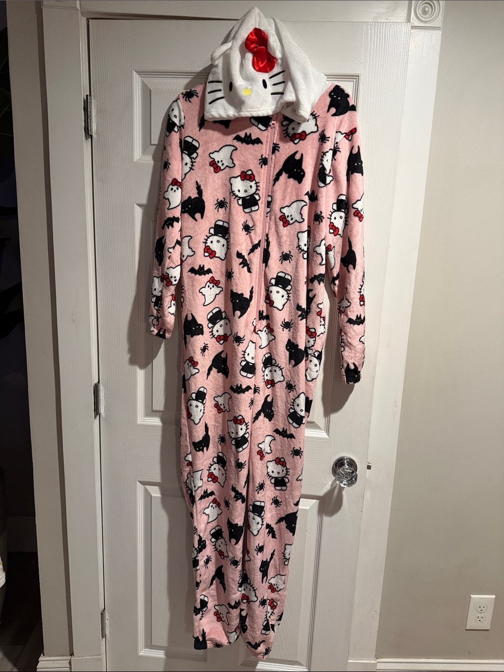 Hello Kitty Pink Hooded Kids Fleece Sleep Sack with Character Print BNWOT
